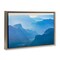 Stupell Industries Blue Sunlit Peaks Framed Floater Canvas Wall Art Design by Marty Hulsebos